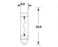 Autožárovka 12V/3W sufit. 8x28mm