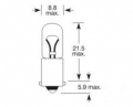 Autožárovka 12V/4W ELTA  patice Ba9    