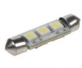 LED žárovka 12V s paticí sufit(36mm), 3LED/3SMD