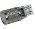 T20 (7443) bílá, 12SMD Samsung + 3W Osram 10-30V